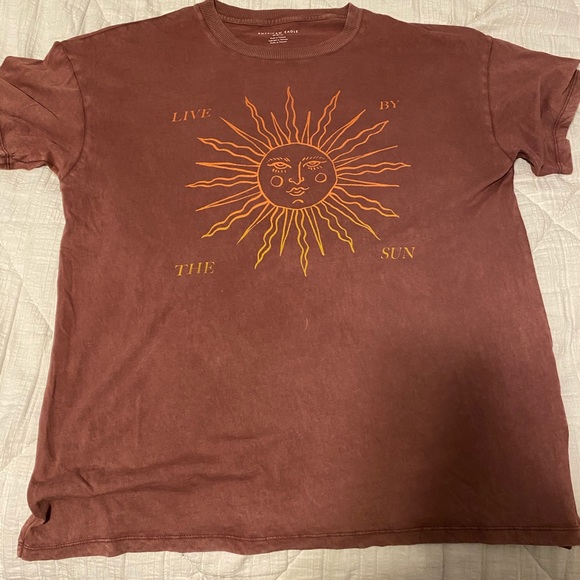 American Eagle Outfitters Tops - American Eagle Oversized Sun Graphic Tee
